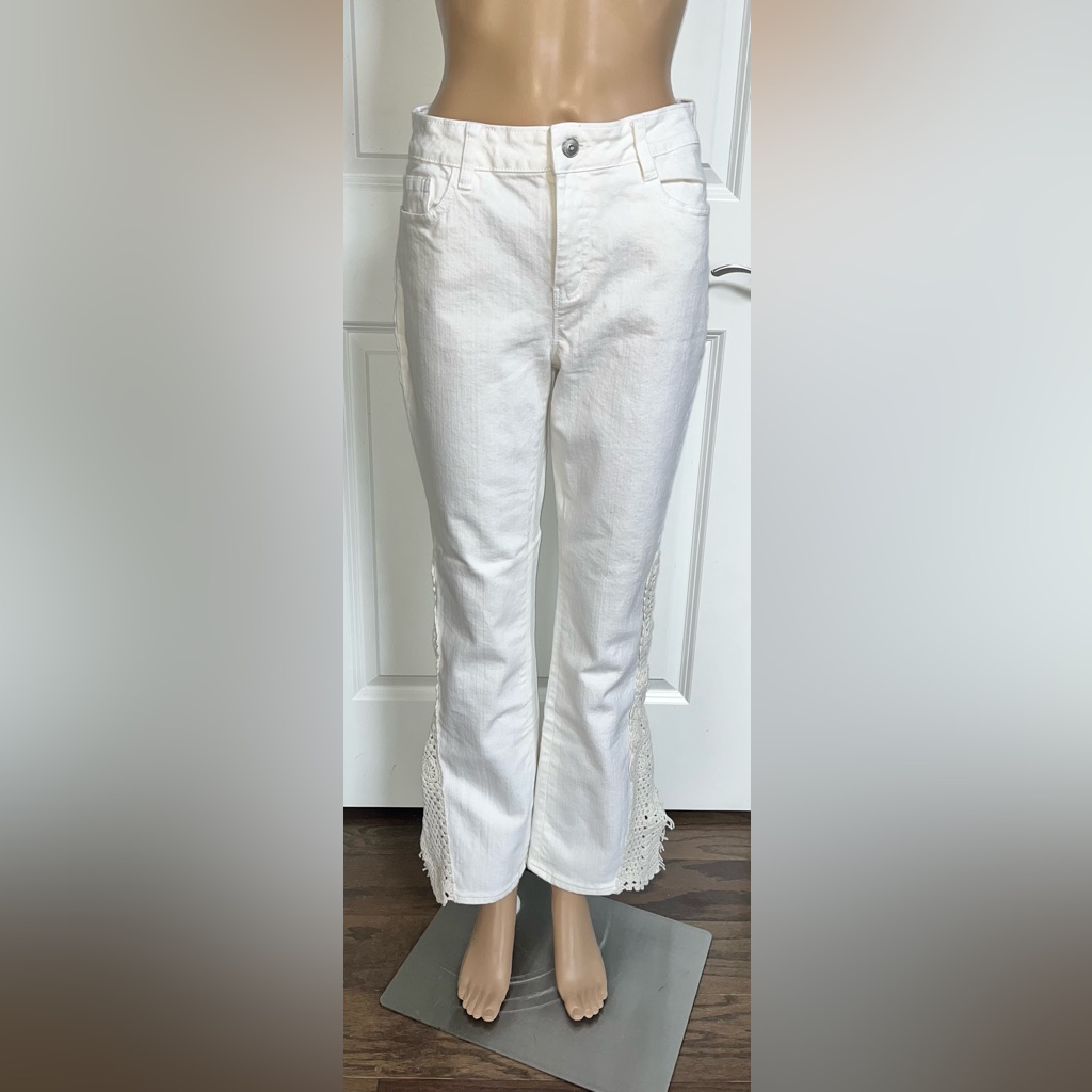 Boston Proper Crochet Jeans